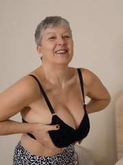 British big breasted mature lady getting Hot