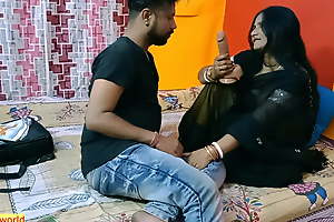 Indian hawt NRI bhabhi fucking with dildo and my penis! Hindi intercourse with clear audio