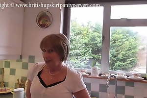 Shivered British housewife Rosemary gives ass to mouth while hammer away unnoticed are out plus attempts her best to please me.