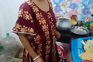Desi Village Bhabi Sexual congress At hand kitchen on touching Husband ( Dependable Photograph Hard by Localsex31)