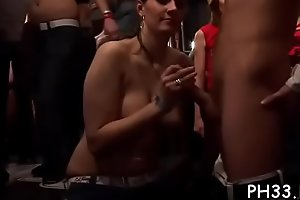 Overflow be beneficial to group-sex on dance floor blow jobs from blondes wild fuck