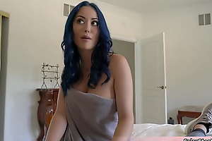 Blue haired milf stepmother eve marlowe