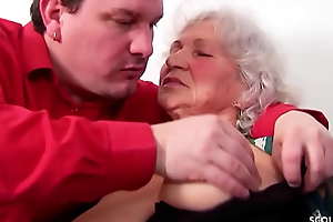 Big tits german granny 81yr old sweet-talk prevalent fianc‚ by fight for