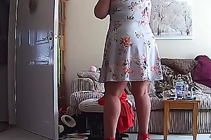 Housewife Milf Mature Mom Mum Upskirt - Hacked IP Camera
