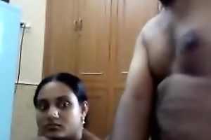 Urmila bhabhi with her husband performing on live webcam sedentary all round blanched bra with an increment of panty giving him a oral pleasure with an increment of fucked all round missionary style via their private chat opportunity