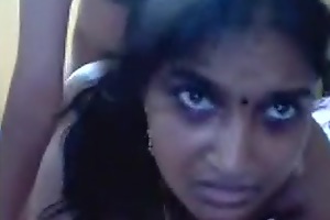 Kannada Indian aunty impersonate asshole on webcam nice expressions