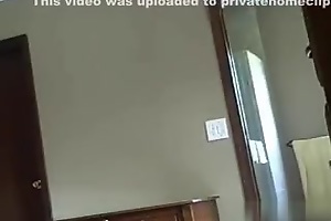 I put my voyeur camera in the room be expeditious for a hottie. The matured homemade porn video shows the brush taking the brush clothes, exposing the brush queasy pussy.