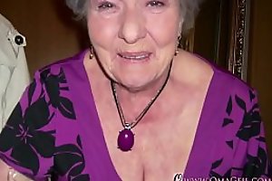 Omageil Horny granny masturbation her aged pussy