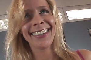 Blonde Mom On every side Perfect Botheration Anally Drilled Impenetrable depths