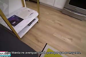 Subtitles. Spanish stepmom Ivy Lebelle is a perverted mom in a big arse