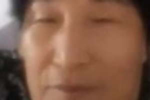 Chinese Granny does webcam ordinance