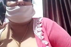 Gujarati plumper Aunty adjacent to Big boobs