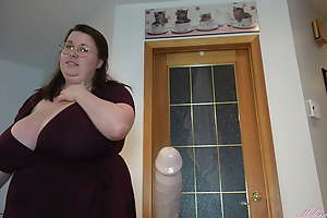 Busty Old woman wishes your gumshoe – POV Blowjob