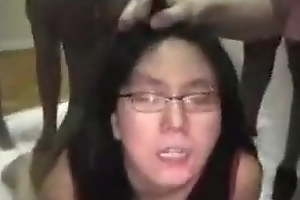 Asian wife gangbanged