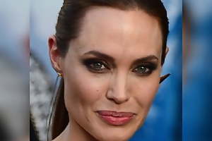 Angelina Jolie (Face) Infection Off Challenge - With Moaning.