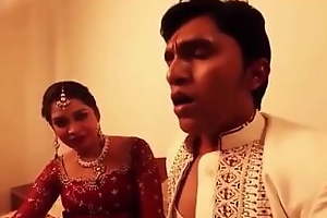 Shy Indian bride – connubial suntanned sex