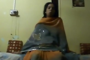 Gujarati brahmin couple homemade sex leaked video. Wife getting their way big tits fondled and fucked hard prevalent missionary position prevalent bedroom!