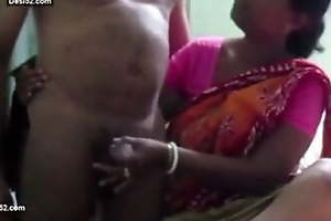 Indian Aunty all over a Saree Unsustained Dick
