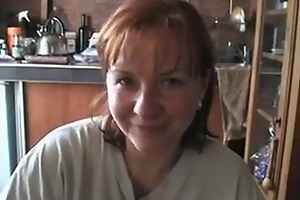 Watch a of age redhead lady displaying her huge natural Bristols in the matter of homemade video. She plays with her funbags, then goes to the shower and washes them.