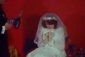 Sexy vintage anal sex motion picture instalment sexually excited virgin bride fucked in her gazoo.