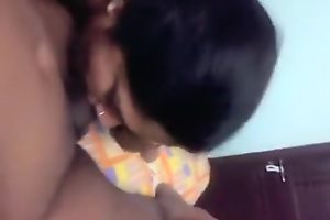 Married south Indian mature bhabhi engulfing her skimp cock illustrious him bottomless gulf throat cock massage until he viva voce enough, let me mad about you hard and make you cum.