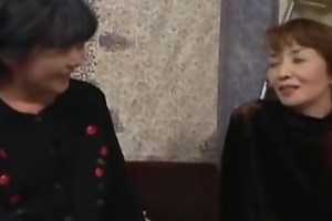 Old Japanese Lesbians Squeal Make Love