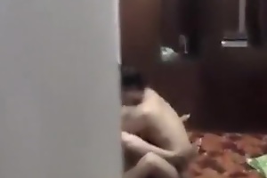 Homemade real video of amateur Indian couple having it away everywhere their bedroom late impenetrable trying different oblique as normal couple do filmed by their cousin living round them from bedroom window!