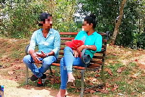 Janaki receives fucked surpassing Valentines Girlfriend Public Park nearby  Hotel Square footage